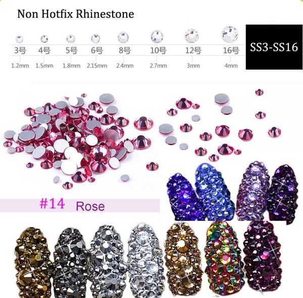 rose glass rhinestones ss3 ss4 ss5 ss6 ss10 ss12 ss16 1440 pcs non ix 3d nail art decorations flatback rhineston (no.14, Silver;gold
rose glass rhinestones ss3 ss4 ss5 ss6 ss10 ss12 ss16 1440 pcs non ix 3d nail art decorations flatback rhineston (no.14, Silver;gold