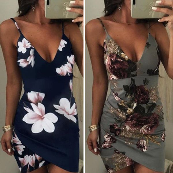 women's summer slim bandage bodycon floral dresses ladies evening party short mini dress, White;black
women's summer slim bandage bodycon floral dresses ladies evening party short mini dress, White;black