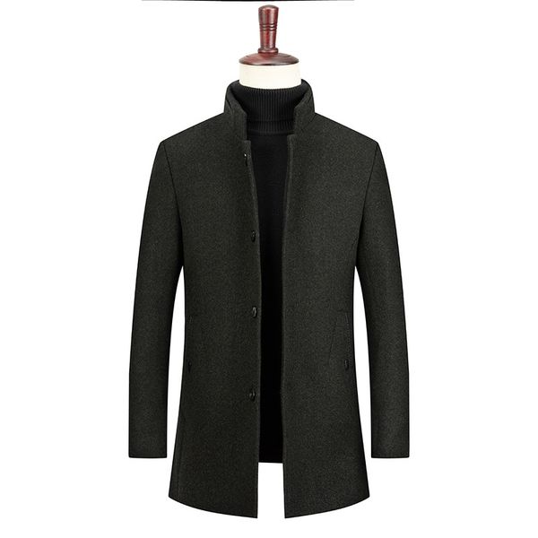 new autumn men woolen coat windbreaker middle aged casual mandarin collar single breasted thick fashion size m-3xl, Black
new autumn men woolen coat windbreaker middle aged casual mandarin collar single breasted thick fashion size m-3xl, Black
