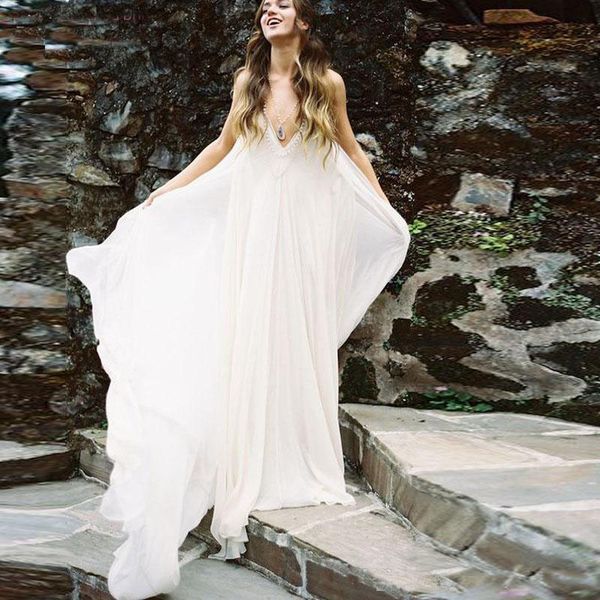 Robe De Mariage Simple Beach Bohemian Wedding Dresses Cheap Sexy Backless Bridal Dresses Plus Size Wedding Bridal dresses
Robe De Mariage Simple Beach Bohemian Wedding Dresses Cheap Sexy Backless Bridal Dresses Plus Size Wedding Bridal dresses