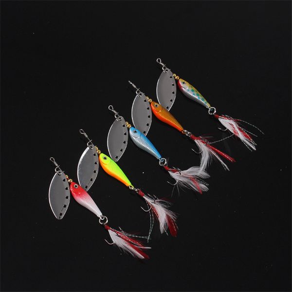 metal vib spinnerbaits lead fish crankbaits laser baits 11g 16g spinner fishing lures 6# hook with feather
metal vib spinnerbaits lead fish crankbaits laser baits 11g 16g spinner fishing lures 6# hook with feather
