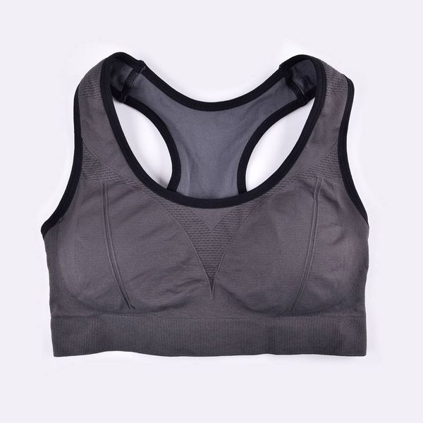 thunshion sports crop gym wear women lingerie full cup padded bra seamless underwear, White;black
thunshion sports crop gym wear women lingerie full cup padded bra seamless underwear, White;black