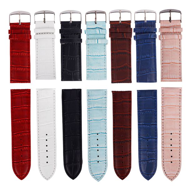 016 colorful 14mm/16mm/18mm/20mm/22mm/24mm/26mm soft sweatband leather strap steel buckle wrist watchband, Black;brown
016 colorful 14mm/16mm/18mm/20mm/22mm/24mm/26mm soft sweatband leather strap steel buckle wrist watchband, Black;brown