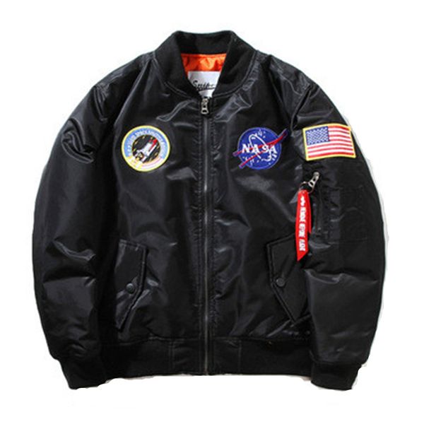 Fashion Print Kanye West Jacket NASA Mens MA1 Bomber Jacket Insignia USAF Hip Hop Sport Windbreaker Flag Mens Spring Thin Section Jacket
Fashion Print Kanye West Jacket NASA Mens MA1 Bomber Jacket Insignia USAF Hip Hop Sport Windbreaker Flag Mens Spring Thin Section Jacket