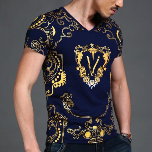 Летняя мужская повседневная футболка Fashion Slim Fit с короткими рукавами плюс размер V
Летняя мужская повседневная футболка Fashion Slim Fit с короткими рукавами плюс размер V