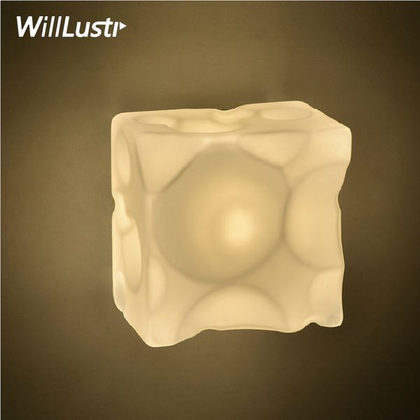 new white frosted glass wall lamp square cheese glass wall sconce l restaurant home living dinning room bedroom wall light
new white frosted glass wall lamp square cheese glass wall sconce l restaurant home living dinning room bedroom wall light