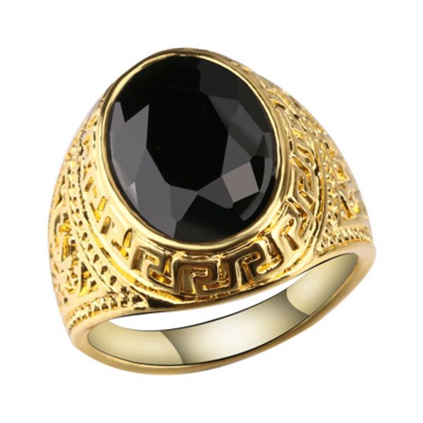 18k gold totem claws crystal rings full personality black round resin rings trend carved gem rings for men and women, Silver
18k gold totem claws crystal rings full personality black round resin rings trend carved gem rings for men and women, Silver