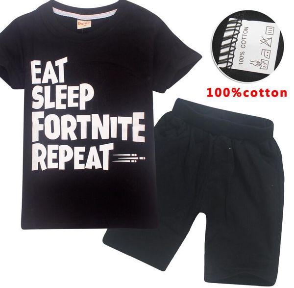 Summer Children Boys Clothes Girls Fortnites T Shirt Cartoon Cotton Kids T-shirt 2pcs Game Big Escape Legend T-shirt + Pants Set
Summer Children Boys Clothes Girls Fortnites T Shirt Cartoon Cotton Kids T-shirt 2pcs Game Big Escape Legend T-shirt + Pants Set