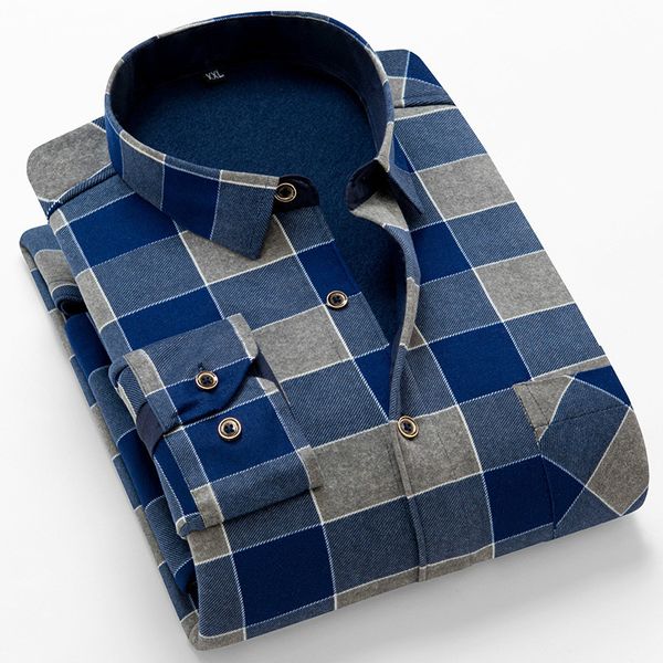 quality warm fashion men's slim fit dress shirts autumn and winter thickening plaid print male social shirt clothing size 4xl, White;black
quality warm fashion men's slim fit dress shirts autumn and winter thickening plaid print male social shirt clothing size 4xl, White;black