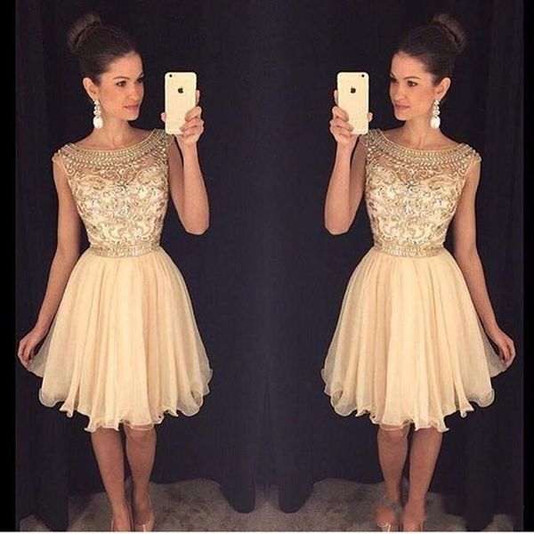 beaded crystals 2018 short homecoming dresses scoop neck backless a line pleats ruched chiffon cocktail party gown graduation dress, Blue;pink
beaded crystals 2018 short homecoming dresses scoop neck backless a line pleats ruched chiffon cocktail party gown graduation dress, Blue;pink