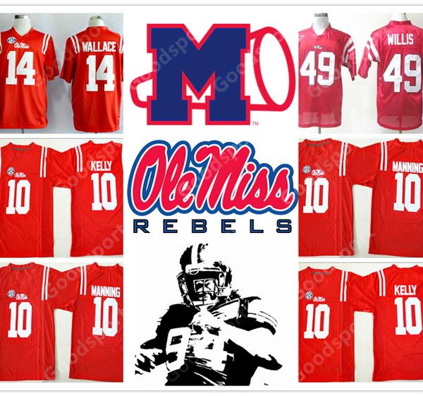 stitched ncaa ole miss rebels college barry sanders eli manning 10 chad kelly 10 patrick willis 49 bo wallace 14 football jerseys us sports, Black;red
stitched ncaa ole miss rebels college barry sanders eli manning 10 chad kelly 10 patrick willis 49 bo wallace 14 football jerseys us sports, Black;red