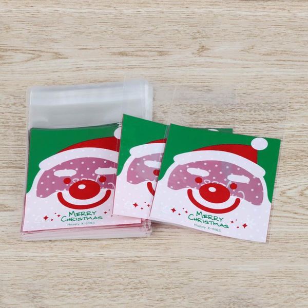 cute self adhesive christmas santa claus deer design party candy jewelry gift package bags 100pcs
cute self adhesive christmas santa claus deer design party candy jewelry gift package bags 100pcs
