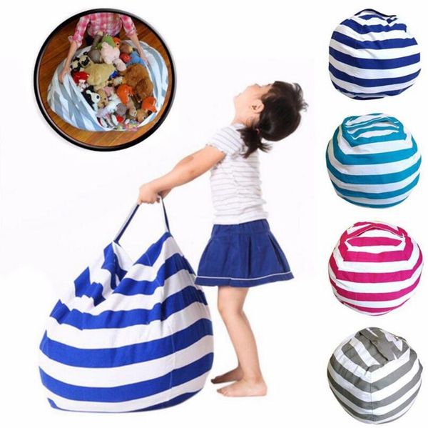 stripe storage bean bag portable kids stuffed animal toy globular storage pouch play mat clothes organizer tool 4 colors 60pcs ooa4228, Blue;pink
stripe storage bean bag portable kids stuffed animal toy globular storage pouch play mat clothes organizer tool 4 colors 60pcs ooa4228, Blue;pink