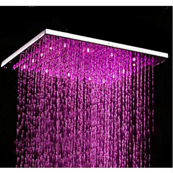 chrome polished 3 colors changing sqaure showerhead 8" rain shower head
chrome polished 3 colors changing sqaure showerhead 8" rain shower head
