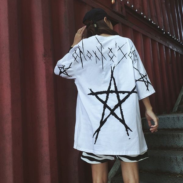 2018 summer ulzzang harajuku short sleeve tee shirt women's printing white t shirt all match casual loose female t-shirts
2018 summer ulzzang harajuku short sleeve tee shirt women's printing white t shirt all match casual loose female t-shirts