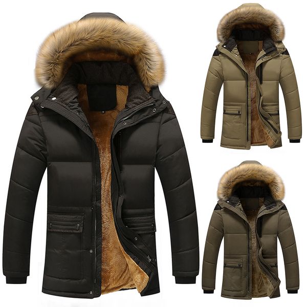 casual men jacket thick jacket down& parkas winter warm hooded parkas male windproof outerwear faux fur parka coat plus size, Black
casual men jacket thick jacket down& parkas winter warm hooded parkas male windproof outerwear faux fur parka coat plus size, Black
