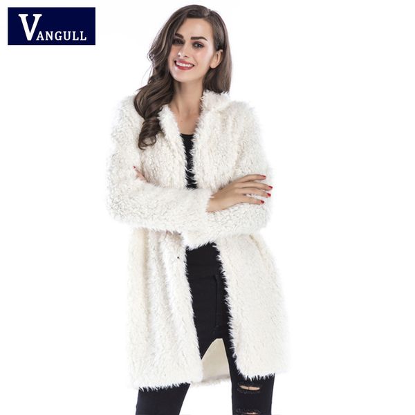 women faux sheep cashmere coat fashion faux fur long jacket autumn winter elegant outwear casaco feminino vangull 2018 new, Black;brown
women faux sheep cashmere coat fashion faux fur long jacket autumn winter elegant outwear casaco feminino vangull 2018 new, Black;brown