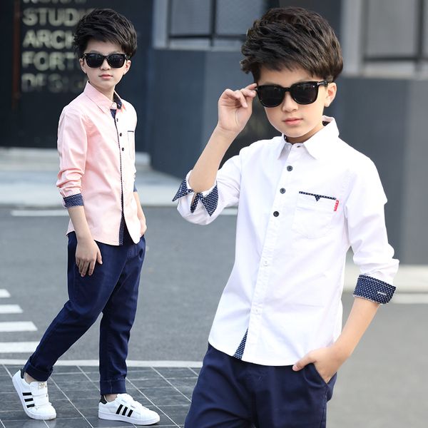kids clothes shirt boys sleeve cotton autumn kids boys long spring collar children fashion turn-down 5-15 years shirt blouses jlmjn, Black
kids clothes shirt boys sleeve cotton autumn kids boys long spring collar children fashion turn-down 5-15 years shirt blouses jlmjn, Black