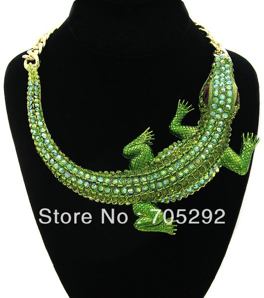 whole salehuge fashion crocodile pendants chunky statement necklace, Golden;silver
whole salehuge fashion crocodile pendants chunky statement necklace, Golden;silver