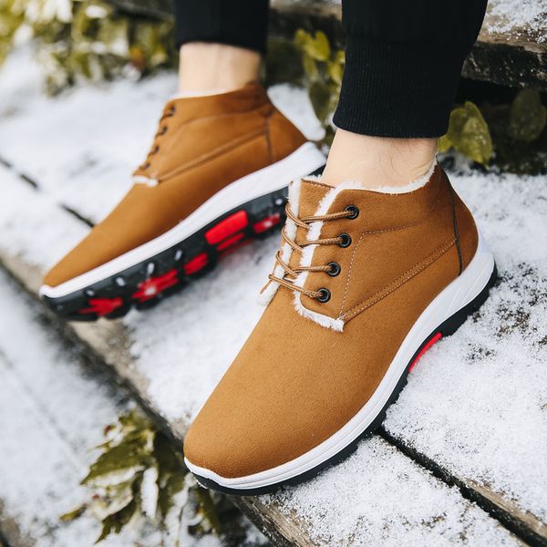 man fitness training sneakers hombre outdoor snow comfortable plush warm winter non-slip walking mountain climbing shoes
man fitness training sneakers hombre outdoor snow comfortable plush warm winter non-slip walking mountain climbing shoes