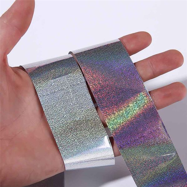 stickers for nails 1 roll of 4 * 100 cm laser holo holographic nail foils nail art transfer stickers nagel 0925, Black
stickers for nails 1 roll of 4 * 100 cm laser holo holographic nail foils nail art transfer stickers nagel 0925, Black