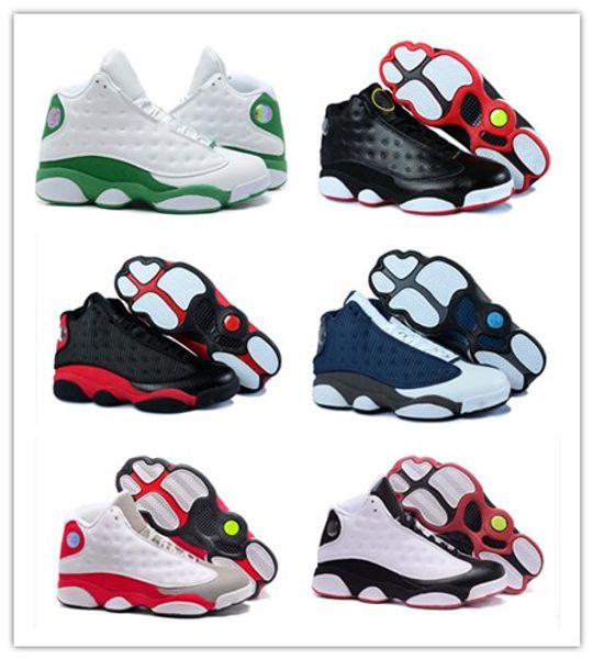 High quality shoes Chicago 3M 13s Men Basketball Shoes Women Bred Black Brown White hologram flints Grey black cat Sports Sneakers Size7-1
High quality shoes Chicago 3M 13s Men Basketball Shoes Women Bred Black Brown White hologram flints Grey black cat Sports Sneakers Size7-1
