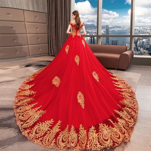 fashion red ball gown off the shoulder tulle evening dresses 2019 appliques guest wear prom party gowns vestido de festa custom made, Black;red
fashion red ball gown off the shoulder tulle evening dresses 2019 appliques guest wear prom party gowns vestido de festa custom made, Black;red
