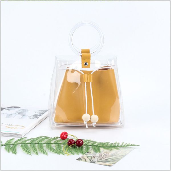 2018 summer new women's bag fashion simple small fresh pvc transparent jelly bag ladies' bag
2018 summer new women's bag fashion simple small fresh pvc transparent jelly bag ladies' bag