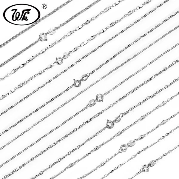 wk 925 silver chain necklace women girls kids children solid s925 basic chain jewelry necklaces 16 18 inch wholesale w2 na013
wk 925 silver chain necklace women girls kids children solid s925 basic chain jewelry necklaces 16 18 inch wholesale w2 na013