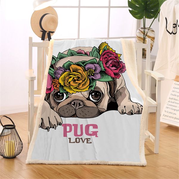 blessliving pug sherpa fleece blanket super soft cozy pet dog funny bed throw blanket cartoon animal for kids 150cmx200cm
blessliving pug sherpa fleece blanket super soft cozy pet dog funny bed throw blanket cartoon animal for kids 150cmx200cm