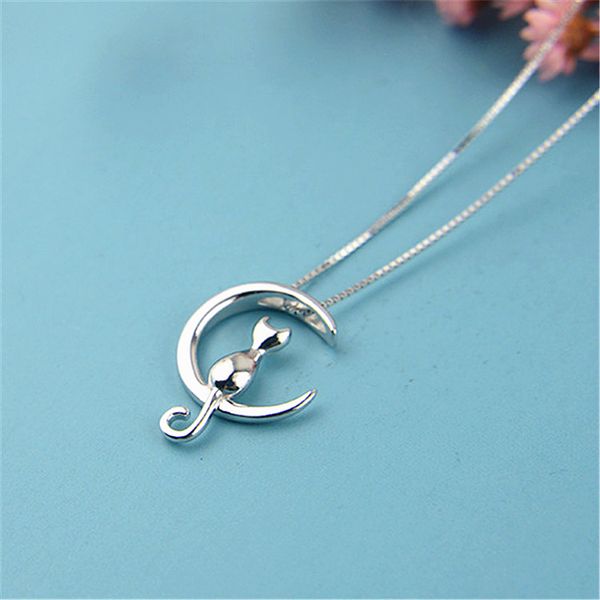 new fashion jewelry silver gold moon lovely cat necklaces pendant statement woman cute neck jewelry vintage
new fashion jewelry silver gold moon lovely cat necklaces pendant statement woman cute neck jewelry vintage