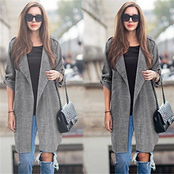 2018 new mm autumn wear loose thin long-sleeved jacket fat sister in the long windbreaker, Tan;black
2018 new mm autumn wear loose thin long-sleeved jacket fat sister in the long windbreaker, Tan;black