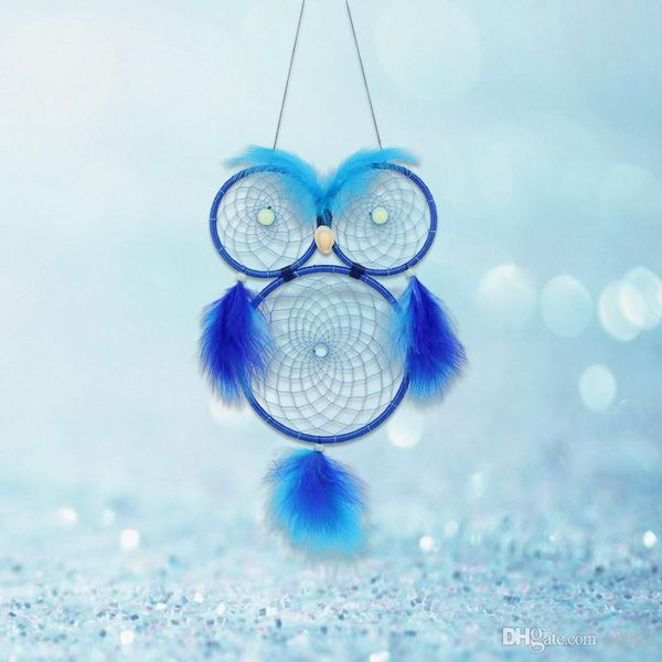 small dream catcher night light beaded owl shape circular wind chime with feather home wall decoration ornament tide 16 5ms bb
small dream catcher night light beaded owl shape circular wind chime with feather home wall decoration ornament tide 16 5ms bb