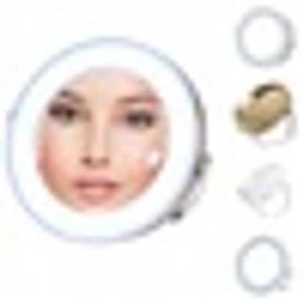 makeup mirror deskled lighted cosmetic mirror makeup 3x magnifying stand round rotatable mirror*
makeup mirror deskled lighted cosmetic mirror makeup 3x magnifying stand round rotatable mirror*