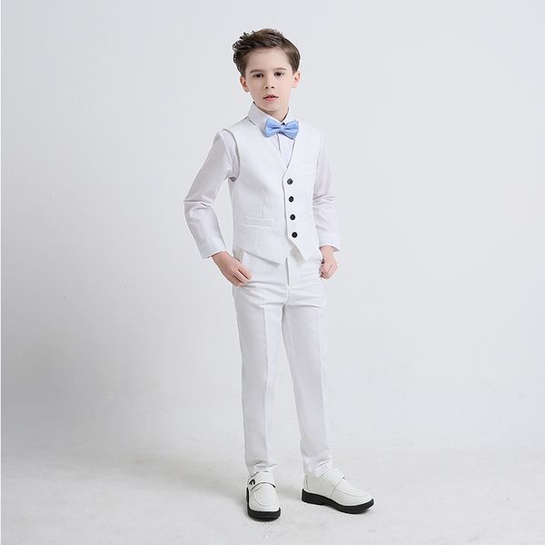 handsome boy suit boy gentleman suit three-piece suit (jacket + pants + vest) children' party dress support custom, Black
handsome boy suit boy gentleman suit three-piece suit (jacket + pants + vest) children' party dress support custom, Black