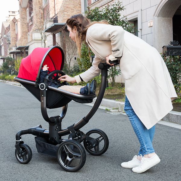 luxury and high landscape baby stroller can sit lie foldable pram two-way absorbers baby carriage with safety car seat
luxury and high landscape baby stroller can sit lie foldable pram two-way absorbers baby carriage with safety car seat