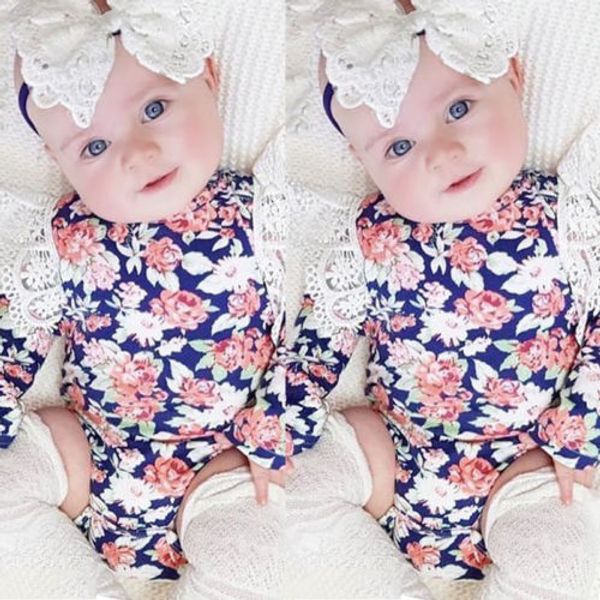 2pcs newborn baby girls romper flower lace long sleeve romper autumn sunsuit clothes, Blue
2pcs newborn baby girls romper flower lace long sleeve romper autumn sunsuit clothes, Blue