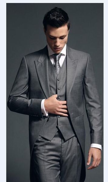 latest coat pant designs grey italian men tailcoat slim fit 3 piece tuxedo custom gentle groom blazer prom suits terno masculino, White;black
latest coat pant designs grey italian men tailcoat slim fit 3 piece tuxedo custom gentle groom blazer prom suits terno masculino, White;black