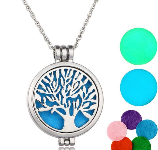 tree of life aromatherapy essential oil diffuser necklace locket pendant 316l stainless steel jewelry with 24" chain and 6 washable y11, Silver
tree of life aromatherapy essential oil diffuser necklace locket pendant 316l stainless steel jewelry with 24" chain and 6 washable y11, Silver