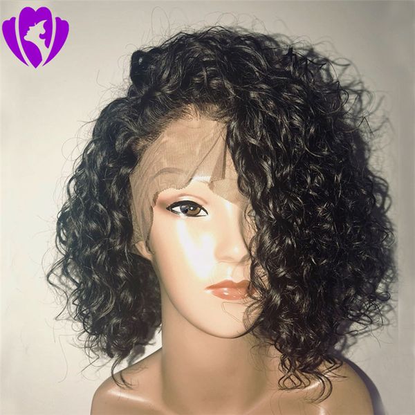 new style short curly synthetic lace front wig kinky curly natural hairline women's lace front natural wigs synthetic hair, Black
new style short curly synthetic lace front wig kinky curly natural hairline women's lace front natural wigs synthetic hair, Black