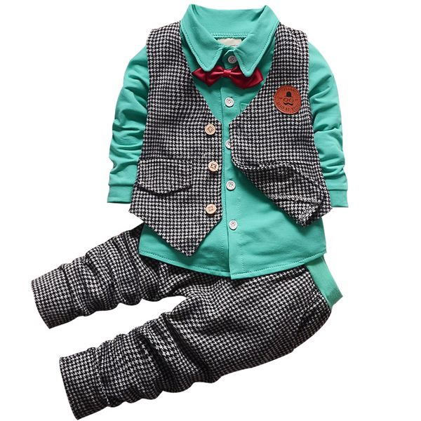 fashion baby boys clothes set long sleeve plaid gentleman suit for boys children clothing cotton costume for kids suits, White
fashion baby boys clothes set long sleeve plaid gentleman suit for boys children clothing cotton costume for kids suits, White