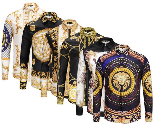 10pcs/lot DHL free shipping 2018 Brand New Medusa printed Dress shirt men Slim Fit shirts for men black print casual tops
10pcs/lot DHL free shipping 2018 Brand New Medusa printed Dress shirt men Slim Fit shirts for men black print casual tops