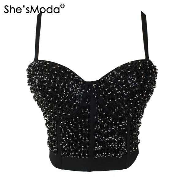 she'smod блестки gaga bustier pearls push up ночной клуб bralette женский бюстгальтер с укороченным топом майка майка плюс размер, White
she'smod блестки gaga bustier pearls push up ночной клуб bralette женский бюстгальтер с укороченным топом майка майка плюс размер, White