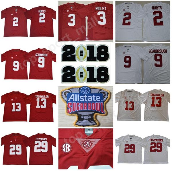 NCAA Alabama Crimson Tide College 13 Tua Tagovailoa Jersey Red White Football 2 Jalen Hurts 9 Bo Scarbrough 29 Minkah Fitzpatrick 3 Ridley
NCAA Alabama Crimson Tide College 13 Tua Tagovailoa Jersey Red White Football 2 Jalen Hurts 9 Bo Scarbrough 29 Minkah Fitzpatrick 3 Ridley