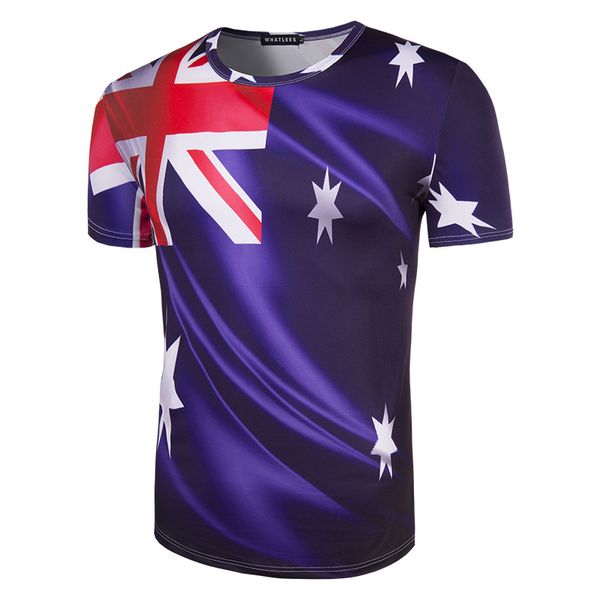 2018 Fashion Australie Short Sleeve 3D Printed Soccer Fans T Shirts Casual Blue Men World Cup T Shirts Size M-2XL
2018 Fashion Australie Short Sleeve 3D Printed Soccer Fans T Shirts Casual Blue Men World Cup T Shirts Size M-2XL