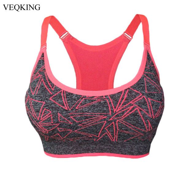 veqking women adjustable straps sports bras padded push up absorb sweat quick dry yoga bra stretch seamless fitness running top, White;black 
veqking women adjustable straps sports bras padded push up absorb sweat quick dry yoga bra stretch seamless fitness running top, White;black