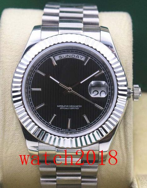 luxury watch mens nib 40mm white gold 228239 black stripe automatic fashion brand men's watch wristwatch, Slivery;brown
luxury watch mens nib 40mm white gold 228239 black stripe automatic fashion brand men's watch wristwatch, Slivery;brown