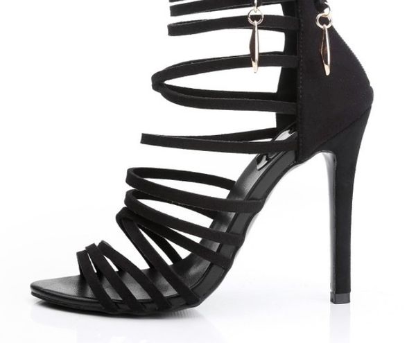 2018 european and american rome fish mouth strap high heeled fashion sandals, foreign trade ladies' shoes sell quickly wish, Black
2018 european and american rome fish mouth strap high heeled fashion sandals, foreign trade ladies' shoes sell quickly wish, Black