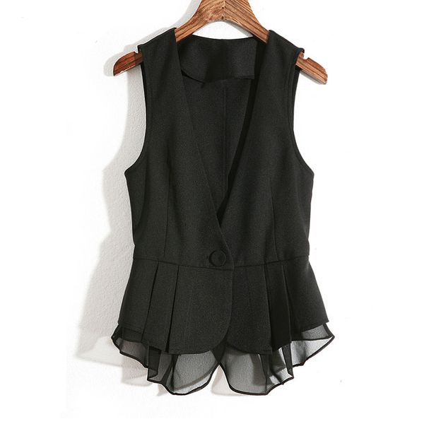 women vest women short summer spring and autumn thin section slim vest black lady coats female vests plus size 4xl woman, Black;white
women vest women short summer spring and autumn thin section slim vest black lady coats female vests plus size 4xl woman, Black;white