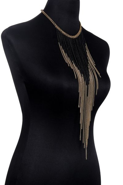 fringle chain necklace tassels necklaces&pendants layer long necklace fashion punk elegant statement jewelry, Silver
fringle chain necklace tassels necklaces&pendants layer long necklace fashion punk elegant statement jewelry, Silver